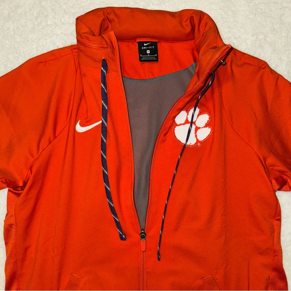 Nike Men’s Clemson Hidden Hood Full Zip Jacket NWOT